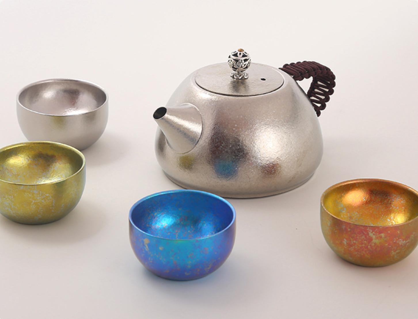 Titanium Tea Set